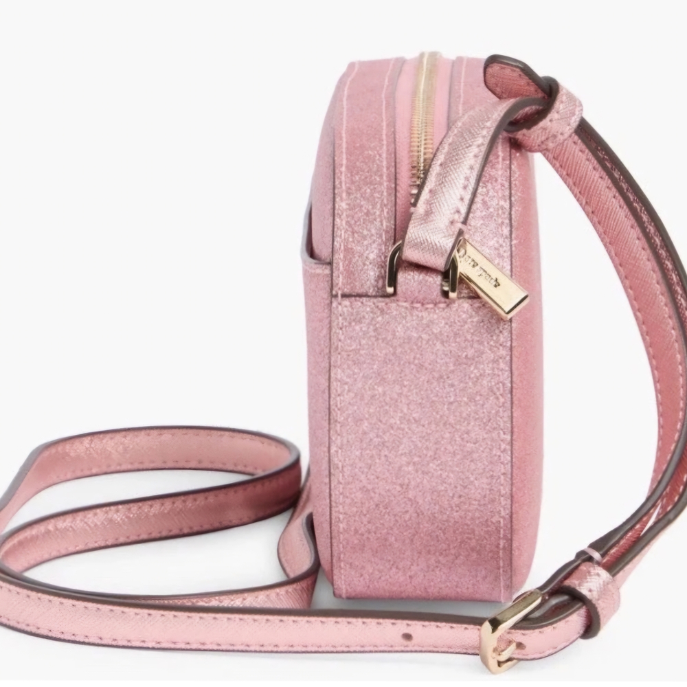 Kate Spade Glimmer Pink Mitten Oval Camera Crossbody Bag - Picture 5 of 16